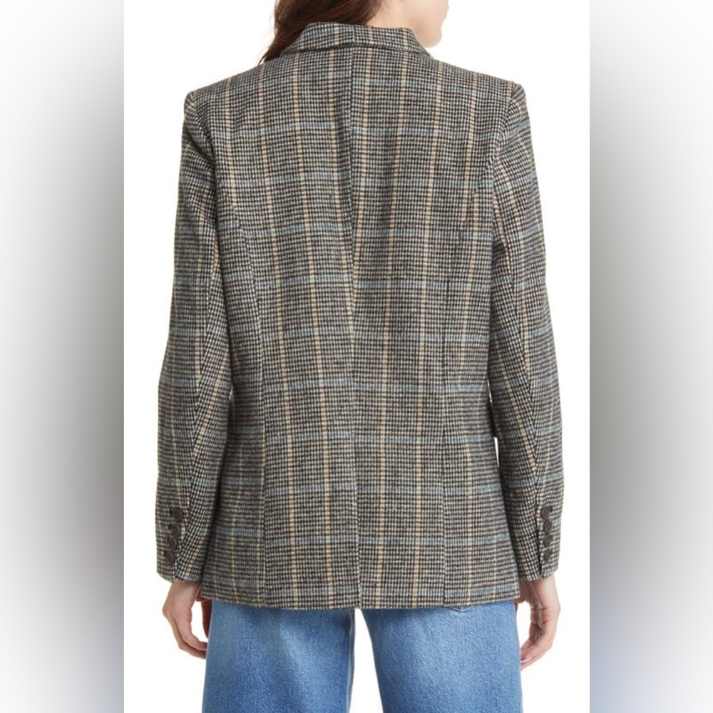Nwot Rails Cody Houndstooth Check Double Breasted… - image 2